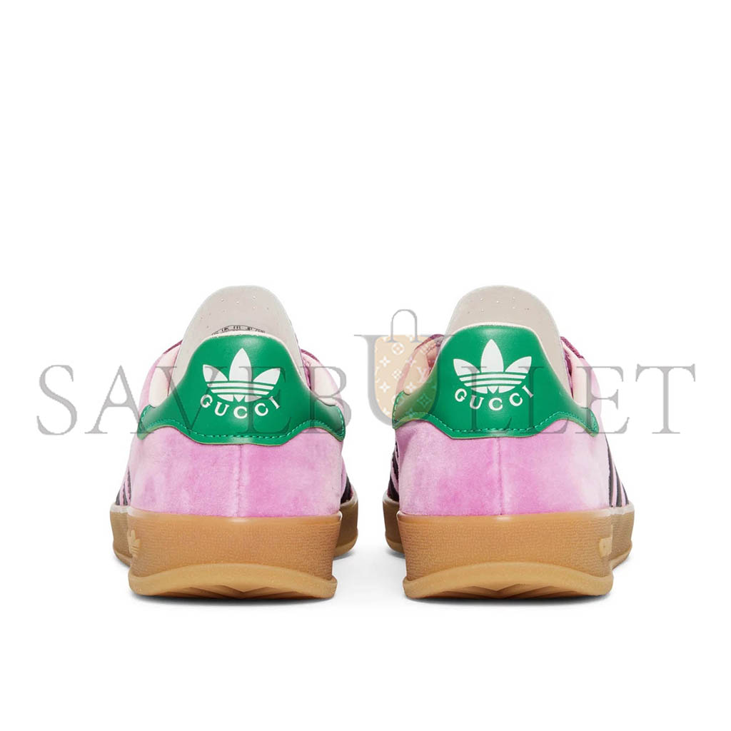 ADIDAS GUCCI X ADIDAS GAZELLE PINK VELVET HQ8852